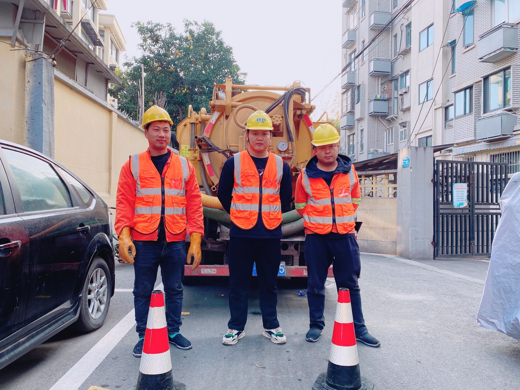 郭庄南京某小区管道清淤检测施工